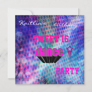 Invitación Cumpleaños Dulces 16 Música Fiesta de B