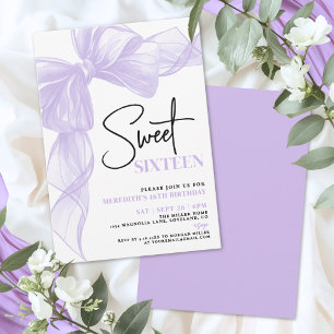 Invitación Cumpleaños Dulces Dieciséis 16