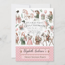 Invitación Cumpleaños Ecuestre