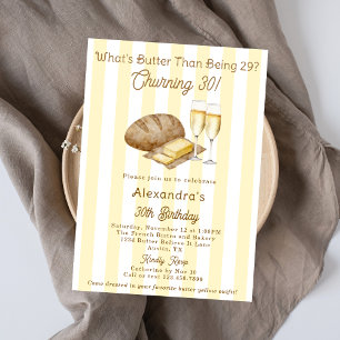 Invitación Cumpleaños elegante de cualquier edad con tema de 