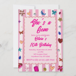 Invitación Cumpleaños Ella es una joya