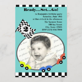 Invitación Cumpleaños en Tiempo de Raza