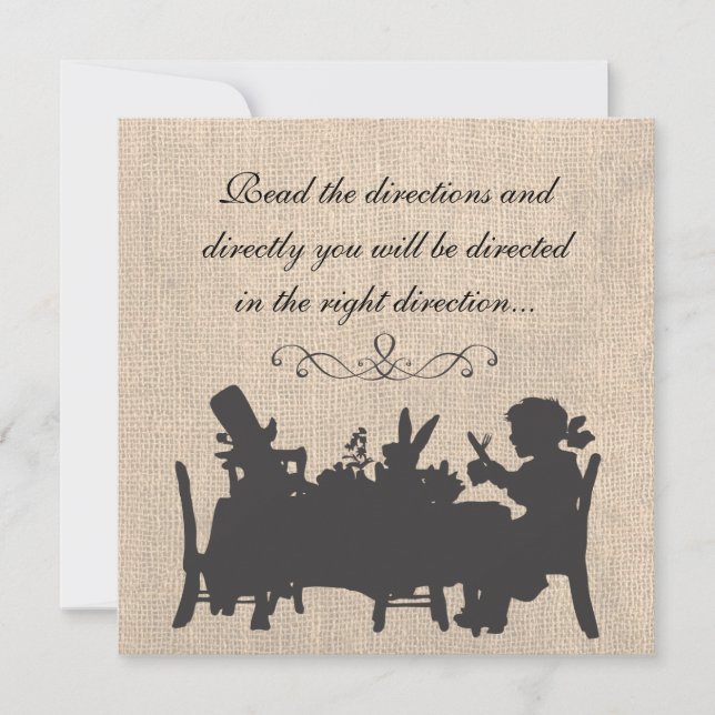 Invitación Cumpleaños enojado de la fiesta del té de los (Anverso)