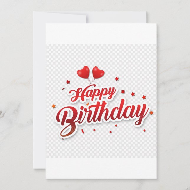 Invitación Cumpleaños! Espero que tengas un increíble día lle (Anverso)