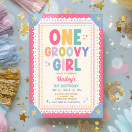 Invitación Cumpleaños extravagante de una chica genial para s