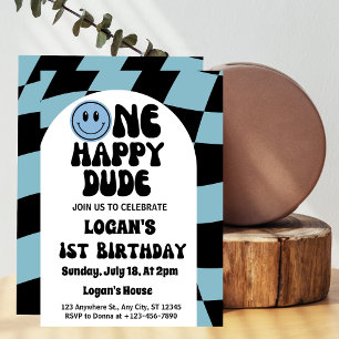 Invitación Cumpleaños Feliz Chico 1 