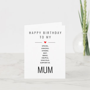 Invitación cumpleaños feliz de mamá