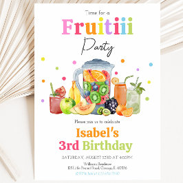 Invitación Cumpleaños Fruitti