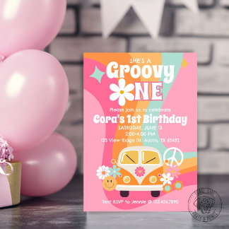 Invitación Cumpleaños genial primero