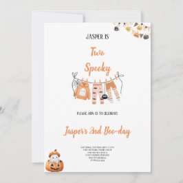 INVITACIÓN CUMPLEAÑOS HALLOWEEN FIESTA DISFRUTABLE VIBE INVIT