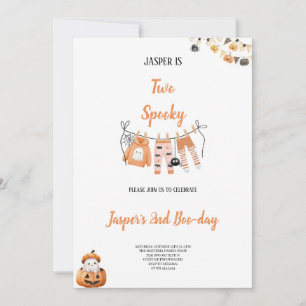 INVITACIÓN CUMPLEAÑOS HALLOWEEN FIESTA DISFRUTABLE VIBE INVIT