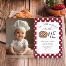 Cumpleaños infantil de Watercolor Little Cutie Pie