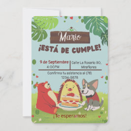 Invitación Cumpleaños Infantil para niño- Fiesta