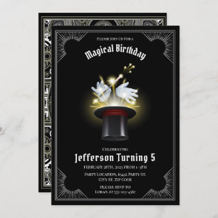 Invitación Cumpleaños mágico