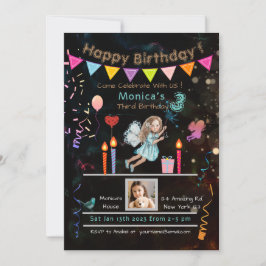 Invitación Cumpleaños Mágico