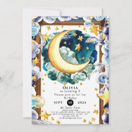 Invitación Cumpleaños mágico de la Luna