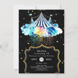 Invitación Cumpleaños mágico del Boho Circus