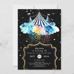 Invitación Cumpleaños mágico del Boho Circus