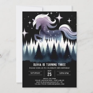 Invitación Cumpleaños mágico del caballo