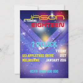 INVITACIÓN CUMPLEAÑOS MASCULINO