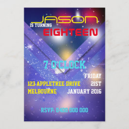 INVITACIÓN CUMPLEAÑOS MASCULINO