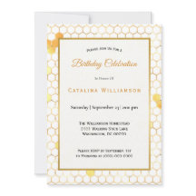 Cumpleaños Mínimo de Honeycomb de Oro