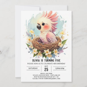Invitación Cumpleaños Moderno Editable