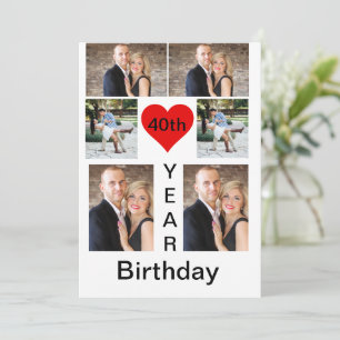 Invitación Cumpleaños moderno y personalizado