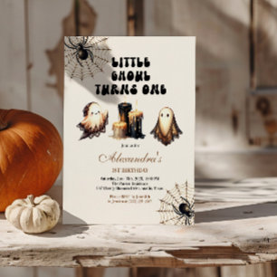 Invitación Cumpleaños Neutral de Ghoul