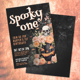 Invitación Cumpleaños número 1 de Spooky One