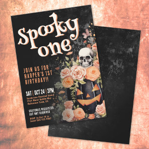 Invitación Cumpleaños número 1 de Spooky One