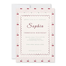 Cumpleaños número 30 con picnic de cerezas de vera