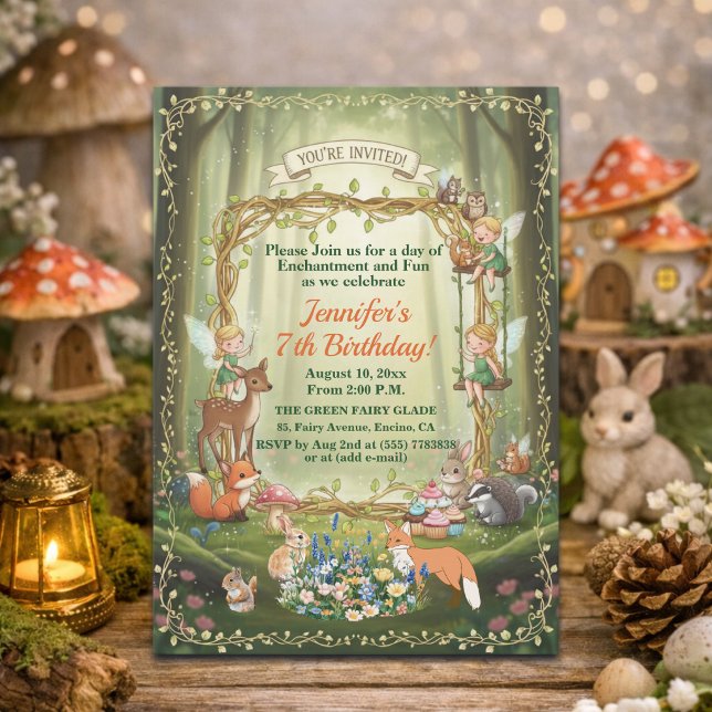 Invitación Cumpleaños número 7 del Bosque Caprichoso de las H (Subido por el creador)
