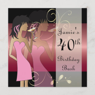 Invitación Cumpleaños o Chica Diva Fiesta de Soltera
