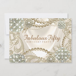 Invitación Cumpleaños Perla de la Mujer