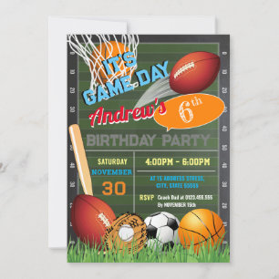 Invitación Cumpleaños personal de todas las estrellas para la
