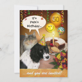 Invitación Cumpleaños (personalizable)