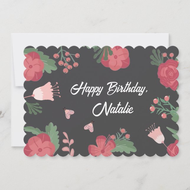 Invitación Cumpleaños personalizado (Anverso)