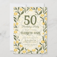 Cumpleaños personalizado con tema de tulipanes