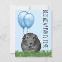 Cumpleaños personalizado de Conejillo de Indias Gi