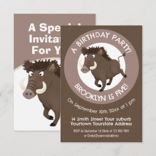 Invitación cumpleaños personalizado de personalizado de jabal