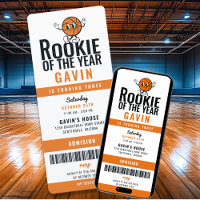 Cumpleaños Personalizado De Rookie Of The Year Bas