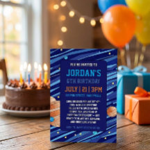 Cumpleaños personalizado para niños de la galaxia