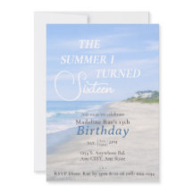 Cumpleaños personalizado Sweet Sixteen inspirado e