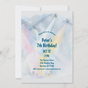 Invitación Cumpleaños preadolescente de K Pop