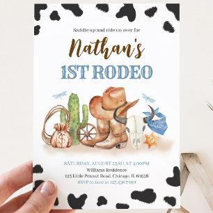 Invitación Cumpleaños Primer Rodeo