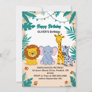 Invitación Cumpleaños primero Primer cumpleaños