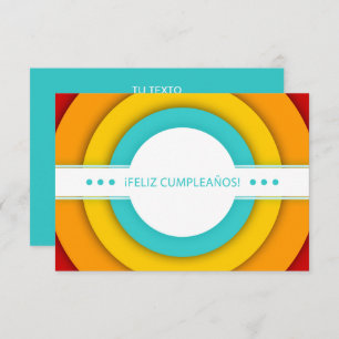 Invitación cumpleanos retro