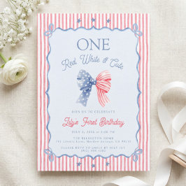 Invitación Cumpleaños Rojo Blanco y Lindo 1