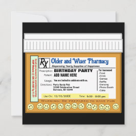 Invitación Cumpleaños RX por diversión